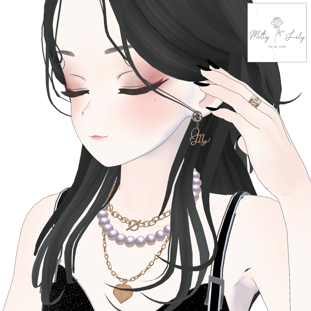Melty Lily Jewelry Set