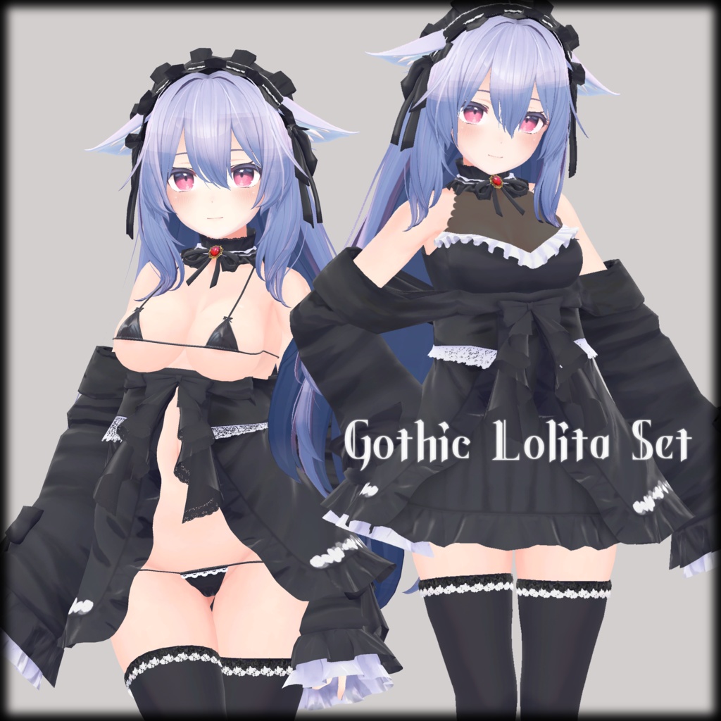 Gothic Lolita Set【桔梗対応衣装】