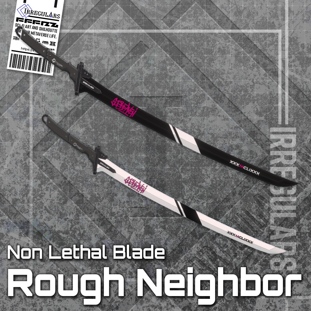 【オリジナル3Dモデル】NLB-ラフネイバー-【Non-Lethal Blade Rough neighbor】